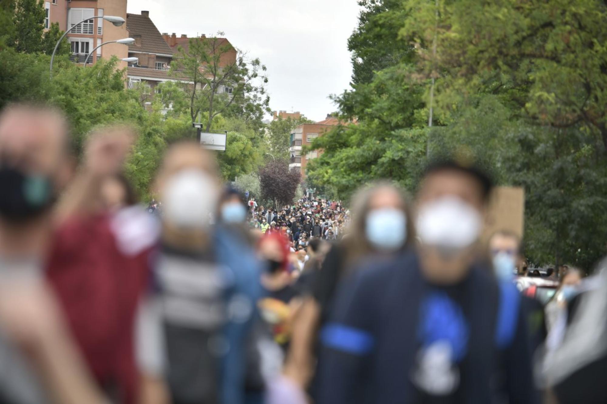Concentraciones contra las políticas de la Comunidad de Madrid durante el covid - 2
